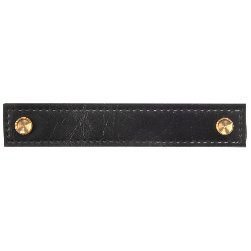 Chargez l'image dans la visionneuse de la galerie, 44335-1|Dritz 5-1/2" Faux Leather Handle Set, Black