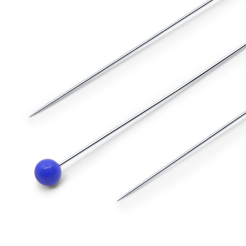 Load image into Gallery viewer, 172|Dritz 1-3/8" Ultra-Fine Glass Head Pins, Blue, 150 pc