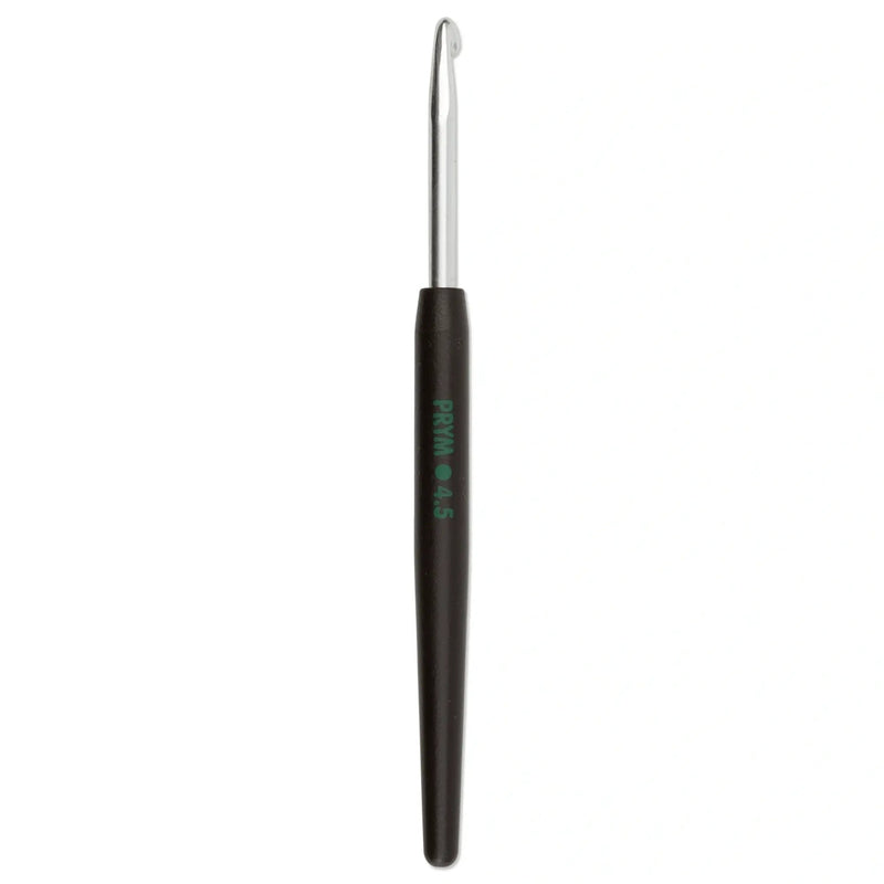 Load image into Gallery viewer, 195177|Prym 6" Crochet Hook, Aluminum with Soft Grip, 4.5mm