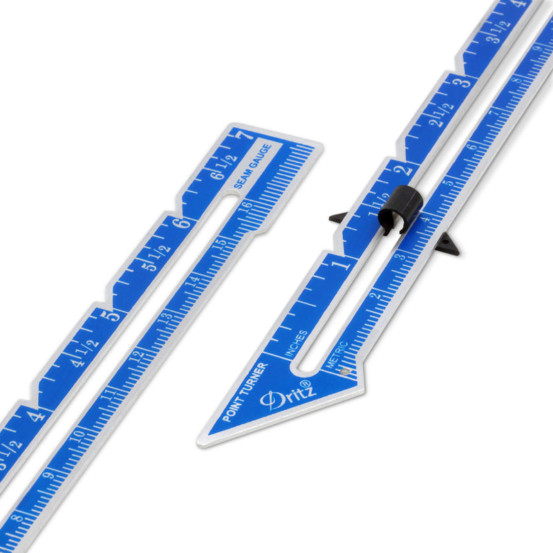 Cargue la imagen en el visor de la galería, 658|Dritz Seam Gauge with Point Turner