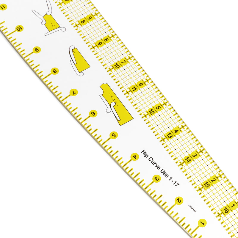 Cargue la imagen en el visor de la galería, 852|Dritz Styling Design Ruler with How-To Illustrations