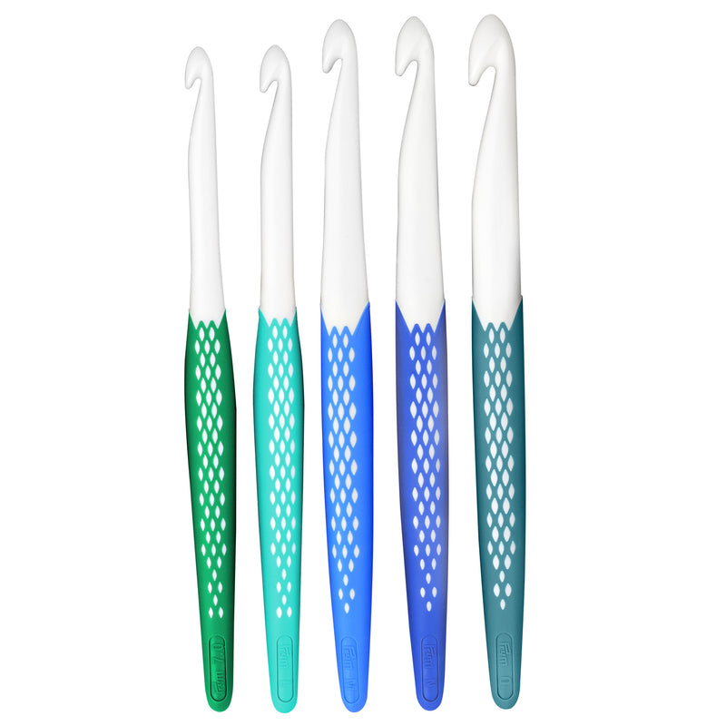 Load image into Gallery viewer, 57183|Prym Ergonomic Crochet Hook Set, Large (7mm, L, M, N, O)