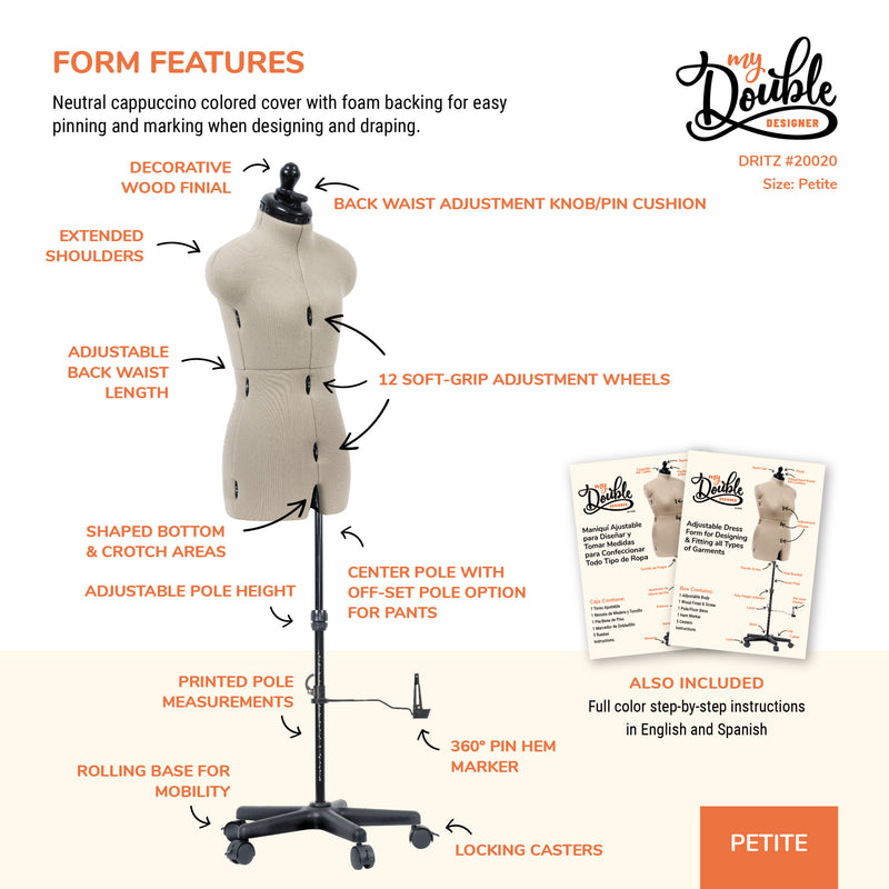 Load image into Gallery viewer, 20020|Dritz My Double Designer Adjustable Dress Form, Petite