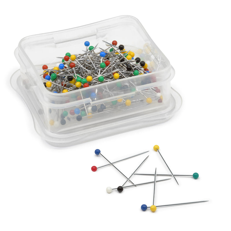 Load image into Gallery viewer, 39|Dritz 1-1/16" Ball Point Pins, Assorted, 175 pc