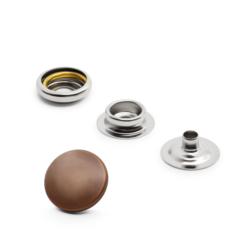 Cargue la imagen en el visor de la galería, 5-32|Dritz 5/8" Heavy Duty Snaps, 7 Sets, Copper
