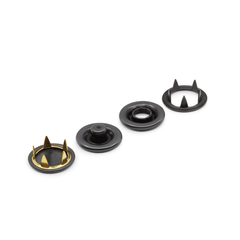 Cargue la imagen en el visor de la galería, BK115|Dritz 5∕8" Long Prong Snaps & Tools, 36 Sets, Black