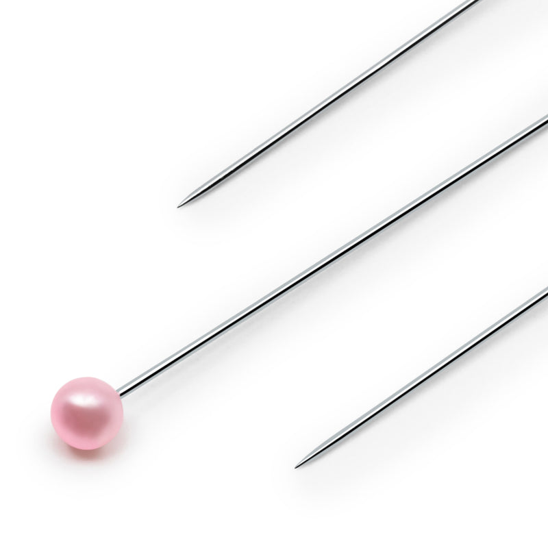 Load image into Gallery viewer, 68-44|Dritz 1-1/2" Long Pearlized Pins, Pink, 100 pc
