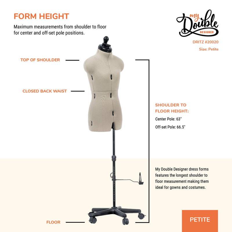 Load image into Gallery viewer, 20020|Dritz My Double Designer Adjustable Dress Form, Petite