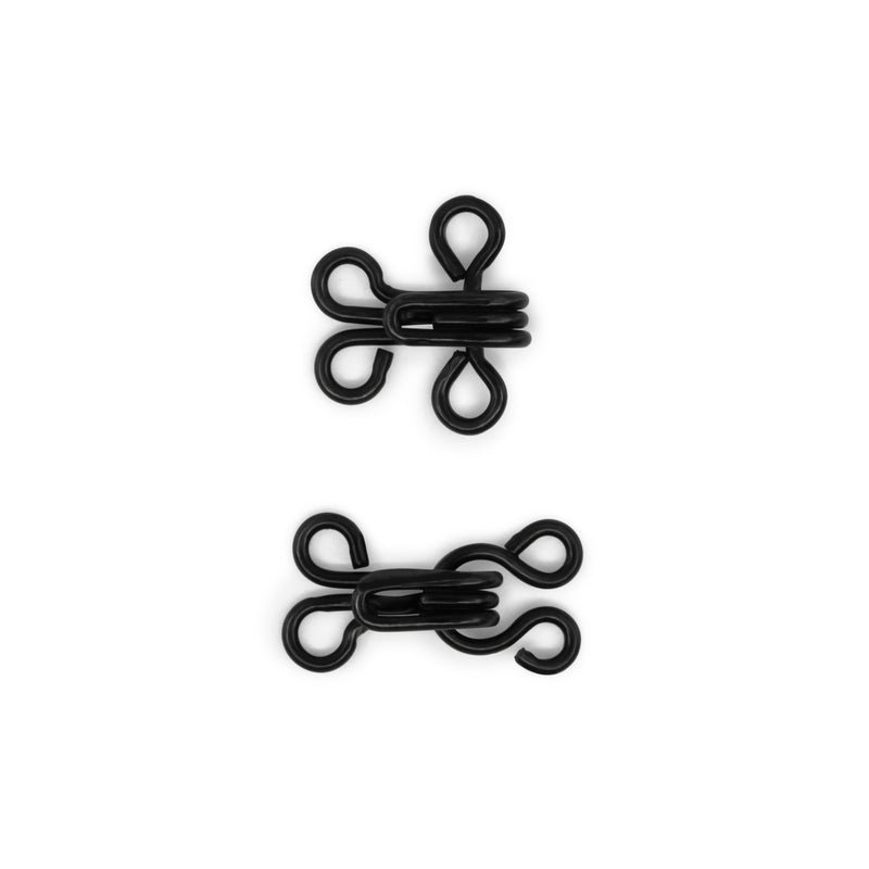 Load image into Gallery viewer, 90-3-1|Dritz Hooks & Eyes, 14 pc, Black, Size 3