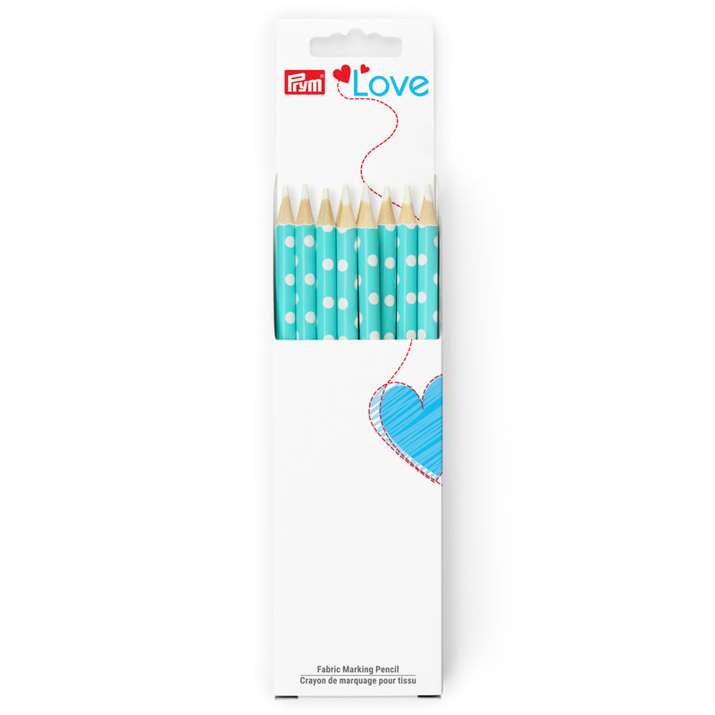 Load image into Gallery viewer, 60124|Prym Fabric Marking Pencils, 10 pc, Turquoise
