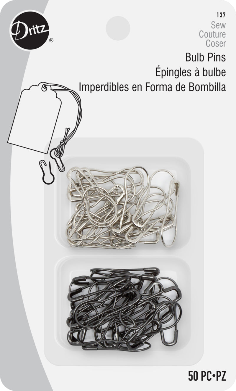 Load image into Gallery viewer, 137|Dritz 7/8" Bulb Pins, 50 pc