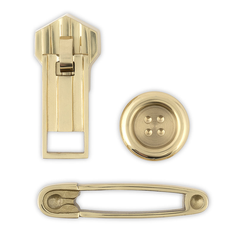 Cargue la imagen en el visor de la galería, 47200-35|Dritz Brass Safety Pin Pull, Bright Brass