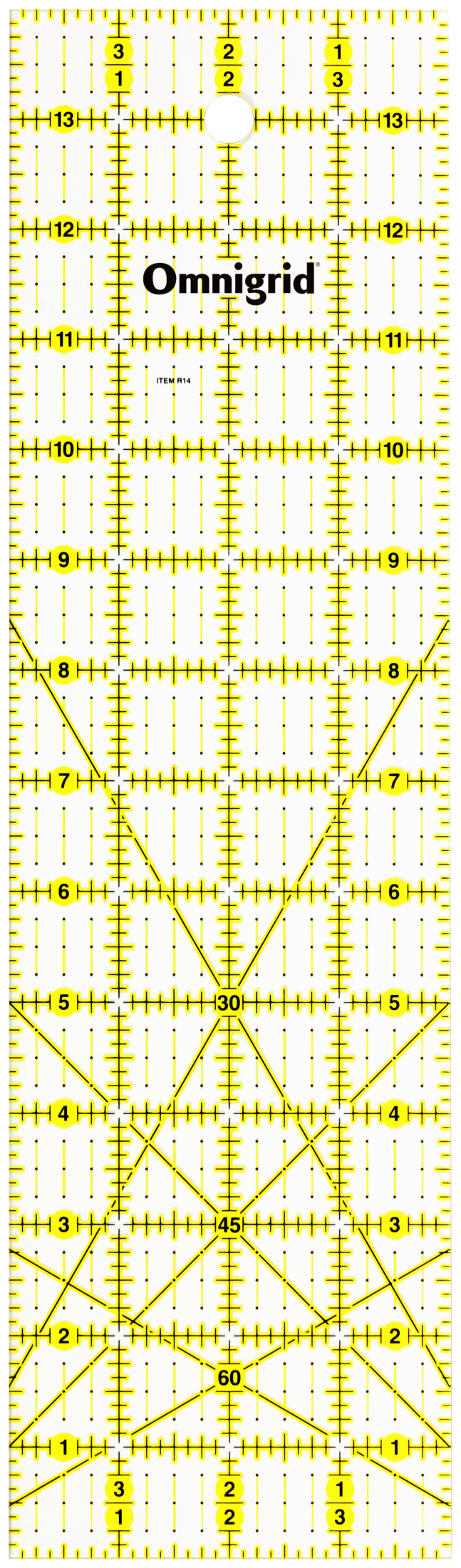 Load image into Gallery viewer, R14|Omnigrid Rectangle Ruler, 4" x 14"