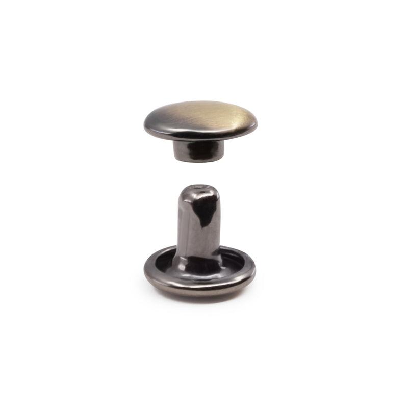 Cargue la imagen en el visor de la galería, 750-38|Dritz Double-Cap Rivets, 24 Sets, Brushed Brass
