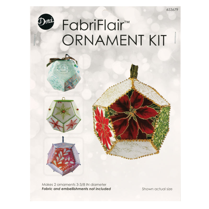 Load image into Gallery viewer, 653679|Dritz FabriFlair Ornament Kit Brio Sphere