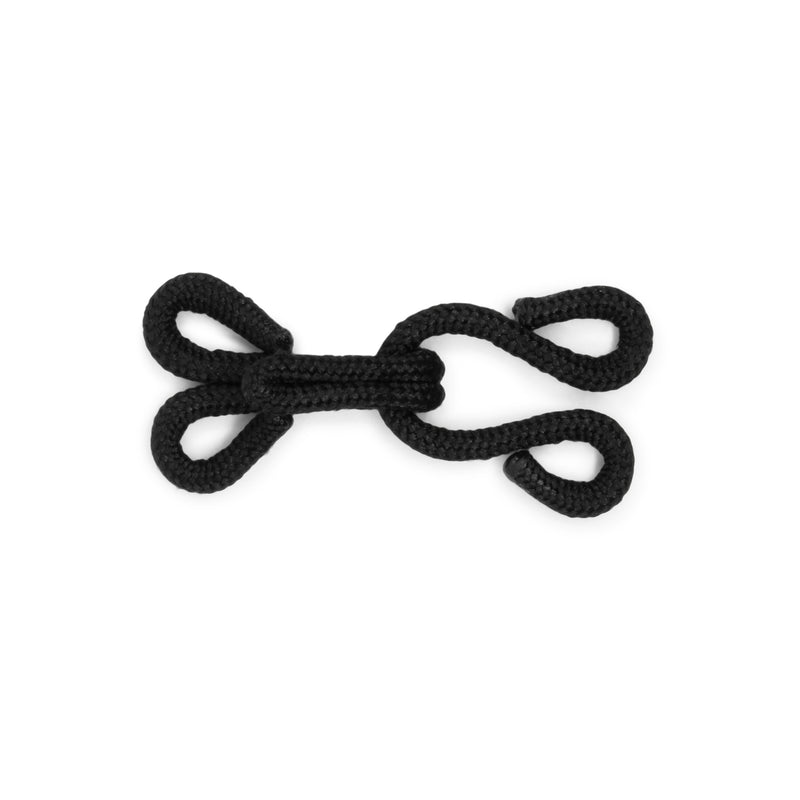 Load image into Gallery viewer, 767-1|Dritz Covered Hooks & Eyes, 2 pc, Black