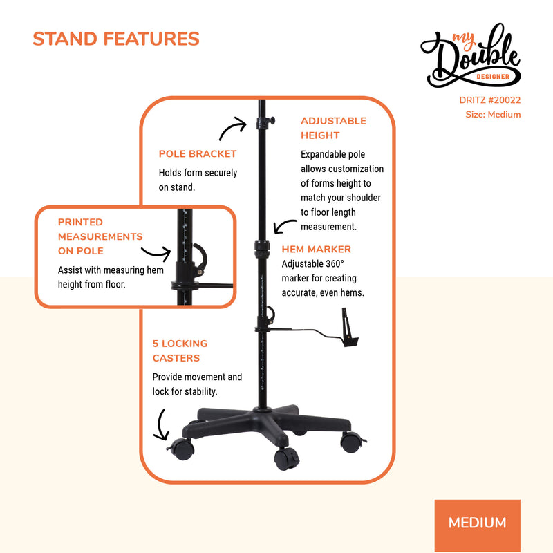 Load image into Gallery viewer, 20022|Dritz My Double Designer Adjustable Dress Form, Medium