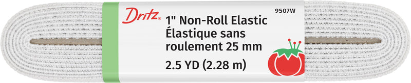 Load image into Gallery viewer, 9507W|Dritz 1" Non-Roll Elastic, White, 2-1/2 yd