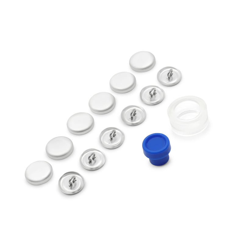 Cargue la imagen en el visor de la galería, 14-24|Dritz 5/8" Cover Button Kit, Nickel