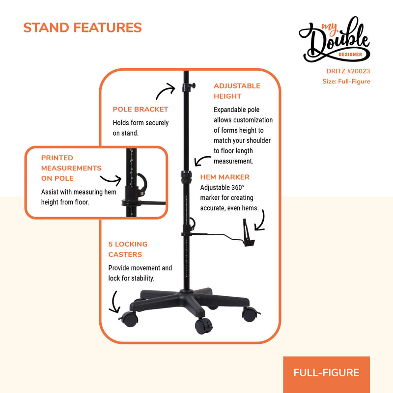 Load image into Gallery viewer, 20023|Dritz My Double Designer Adjustable Dress Form, Full-Figure