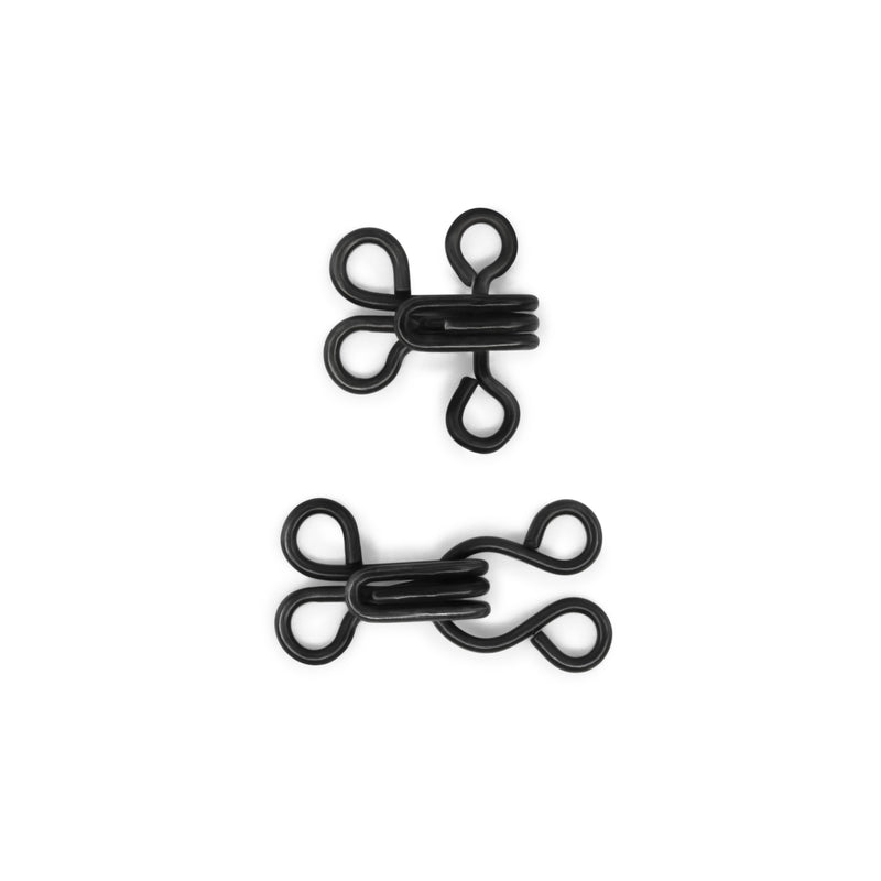 Load image into Gallery viewer, 90-2-1|Dritz Hooks & Eyes, 14 pc, Black, Size 2