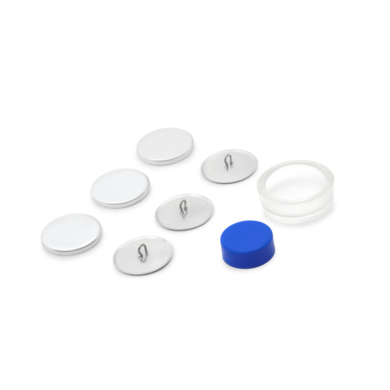 Cargue la imagen en el visor de la galería, 14-45|Dritz 1-1/8" Cover Button Kit, Nickel