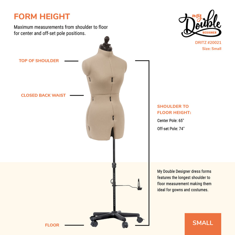 Load image into Gallery viewer, 20021|Dritz My Double Designer Adjustable Dress Form, Small