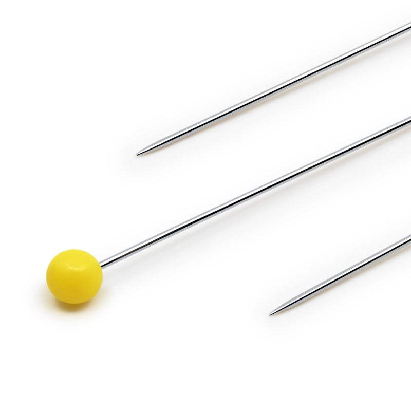 Cargue la imagen en el visor de la galería, 1310|Dritz 1-3/4" Quilting Pins, Yellow, 500 pc