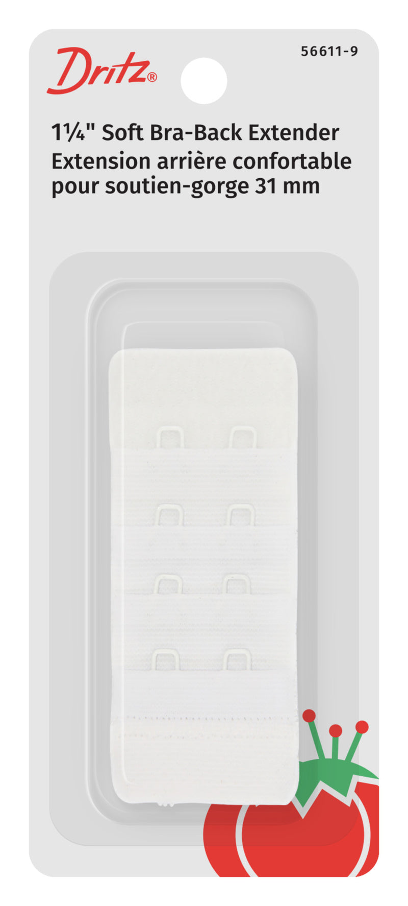 Load image into Gallery viewer, 56611-9|Dritz 1-1/4" Soft Bra-Back Extender, White
