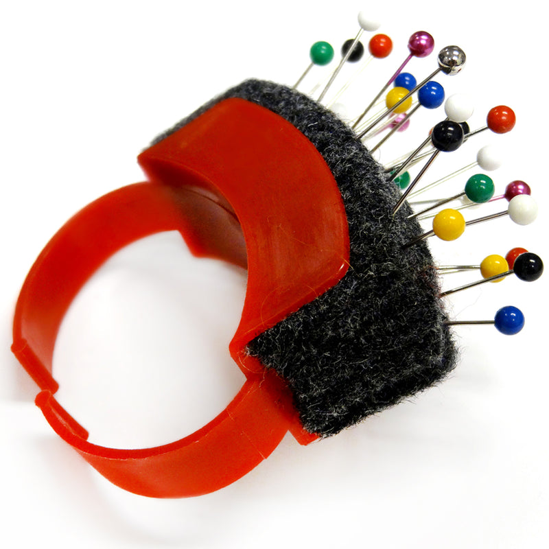 Cargue la imagen en el visor de la galería, 703|Dritz Wrist Felt Pin Cushion, Red