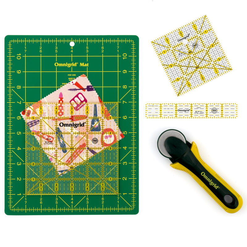 Cargue la imagen en el visor de la galería, 12WGRS|Omnigrid Quilting Travel Kit