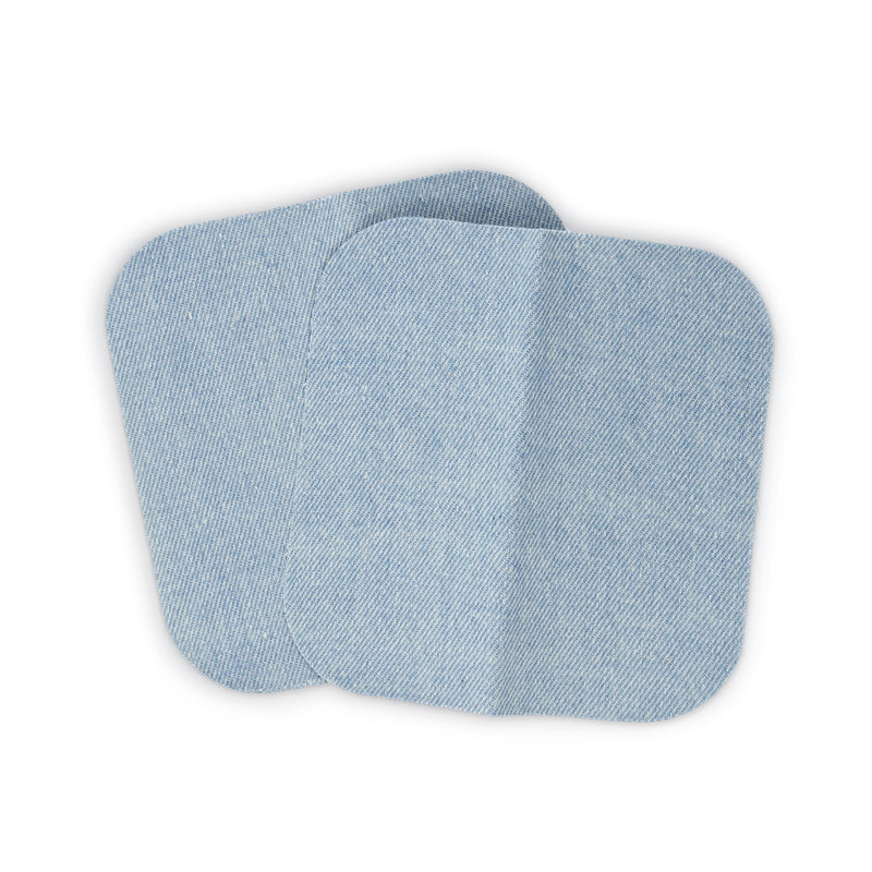 Cargue la imagen en el visor de la galería, 55240-16D|Dritz Denim Iron-On Patches, 5" x 5", 2 pc, Stonewashed