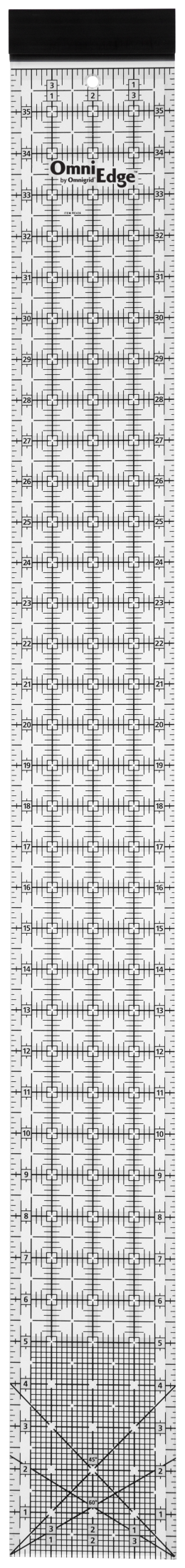 Cargue la imagen en el visor de la galería, RE436|Omnigrid Rectangle Ruler with Removable Lip, 4" x 36"