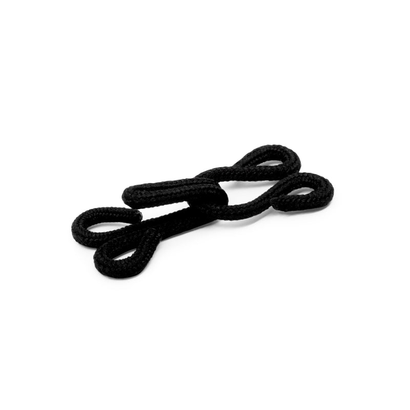 Load image into Gallery viewer, 767-1|Dritz Covered Hooks & Eyes, 2 pc, Black