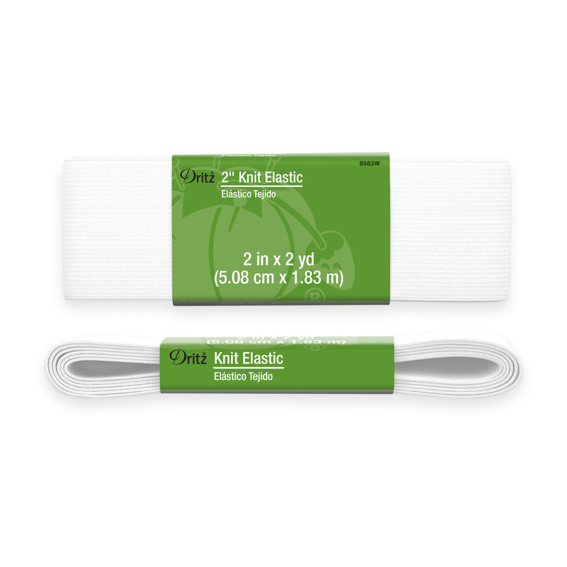 Load image into Gallery viewer, 9583W|Dritz 2" Knit Elastic, White, 2 yd