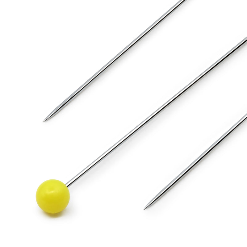 Cargue la imagen en el visor de la galería, 131|Dritz 1-3/4" Quilting Pins, Yellow, 175 pc
