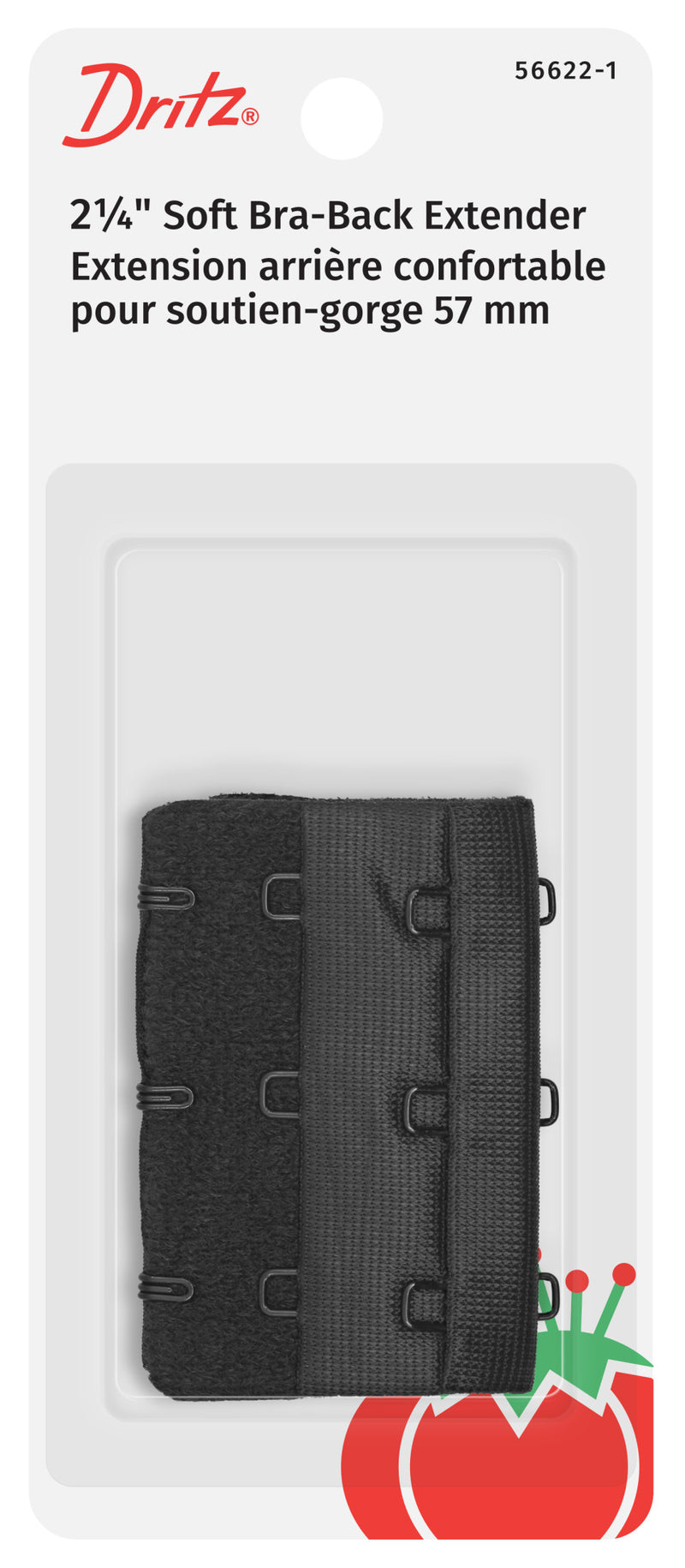 Load image into Gallery viewer, 56622-1|Dritz 2-1/4" Soft Bra-Back Extender, Black