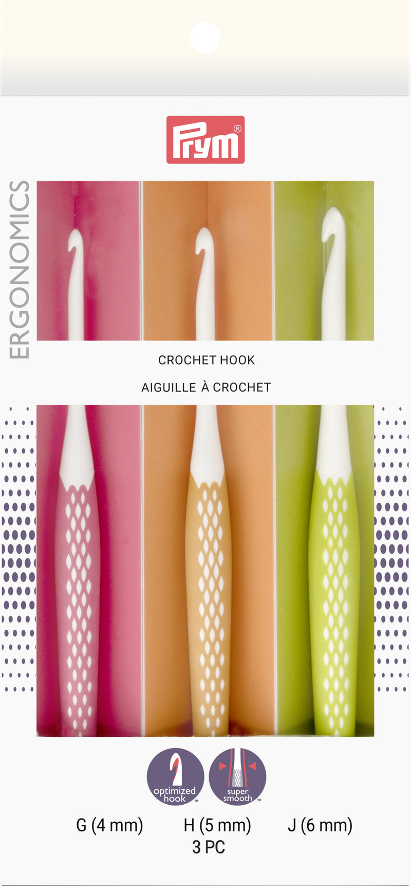 Load image into Gallery viewer, 57184| Ergonomic Crochet Hook Set, 3-Pack, Small (G, H, J)