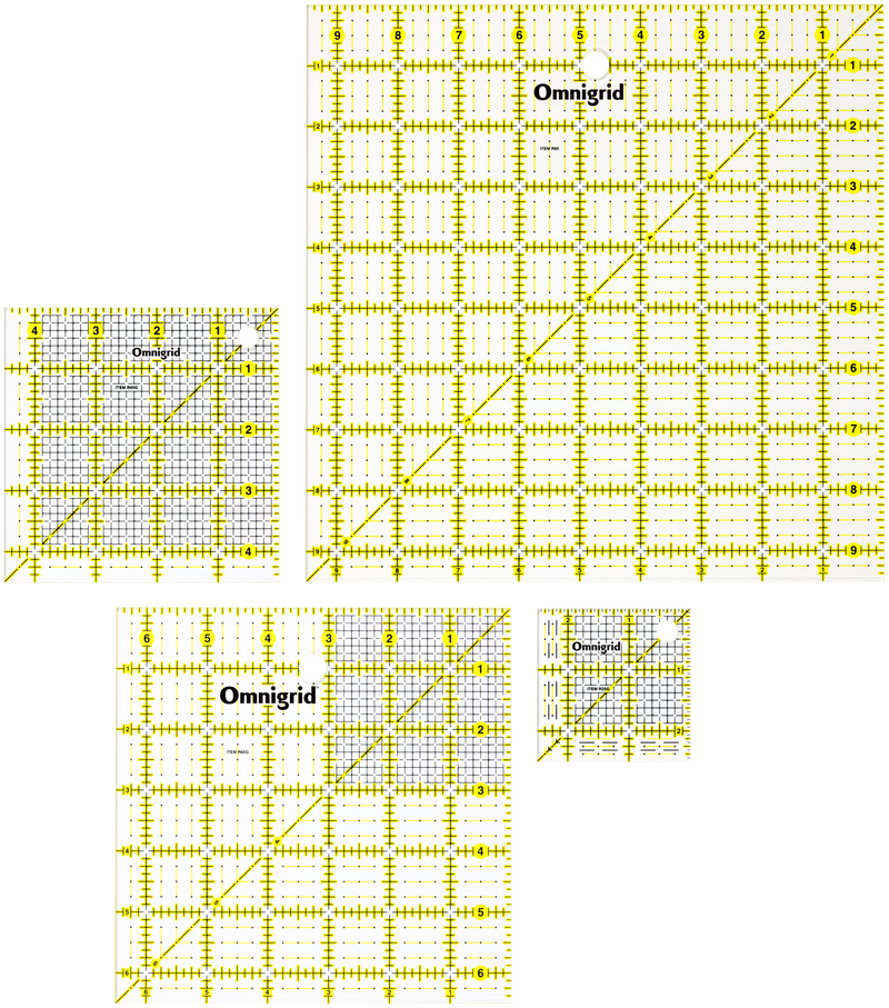 Cargue la imagen en el visor de la galería, R2595S|Omnigrid Square Ruler Value Pack