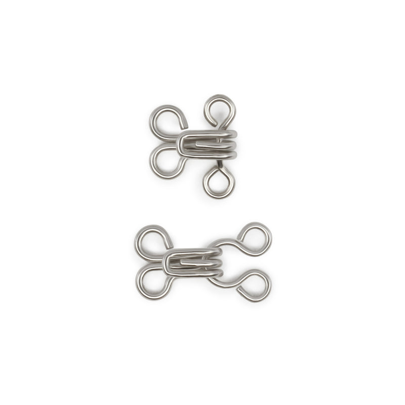 Load image into Gallery viewer, 90-0-65|Dritz Hooks & Eyes, 14 pc, Nickel, Size 0