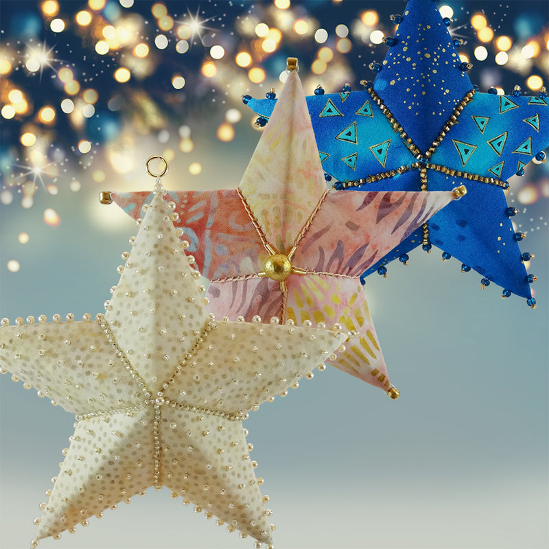 Cargue la imagen en el visor de la galería, 653678|Dritz FabriFlair Ornament Kit Star