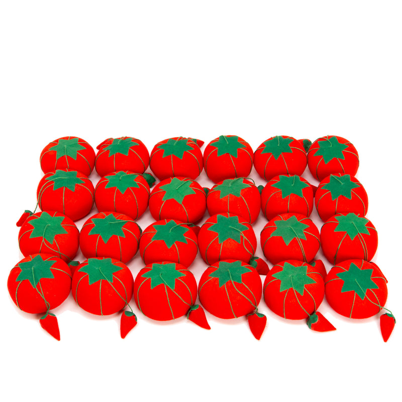 Load image into Gallery viewer, CW29|Dritz 2-3/4" Tomato Pin Cushion with Strawberry Emery, 24 pc