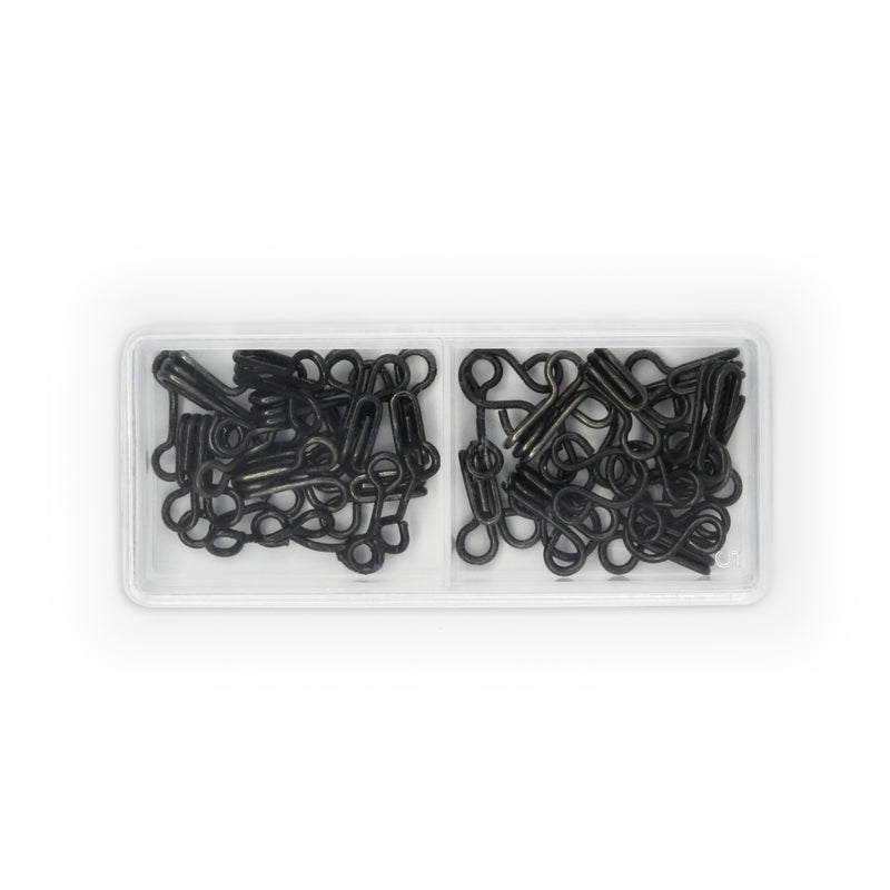 Load image into Gallery viewer, 90-2-1|Dritz Hooks & Eyes, 14 pc, Black, Size 2