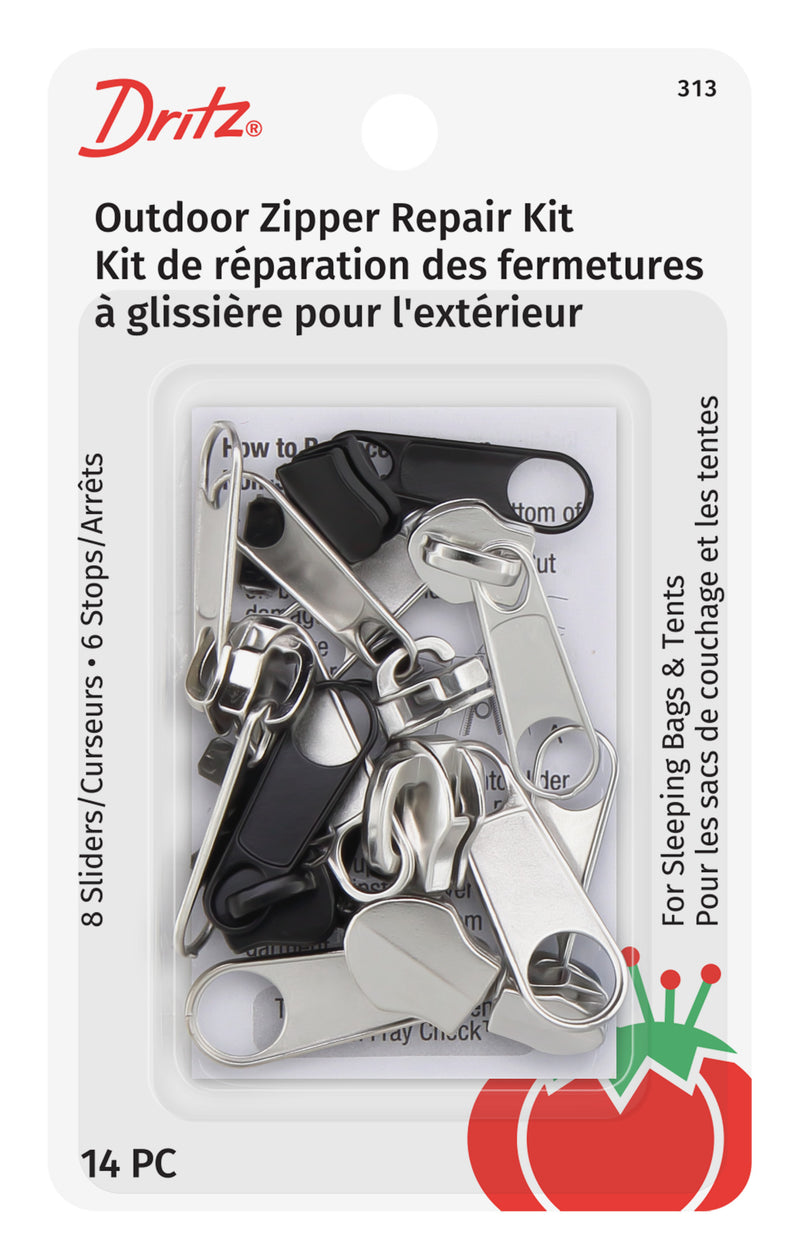 Cargue la imagen en el visor de la galería, 313|Dritz Outdoor Zipper Repair Kit, Assorted