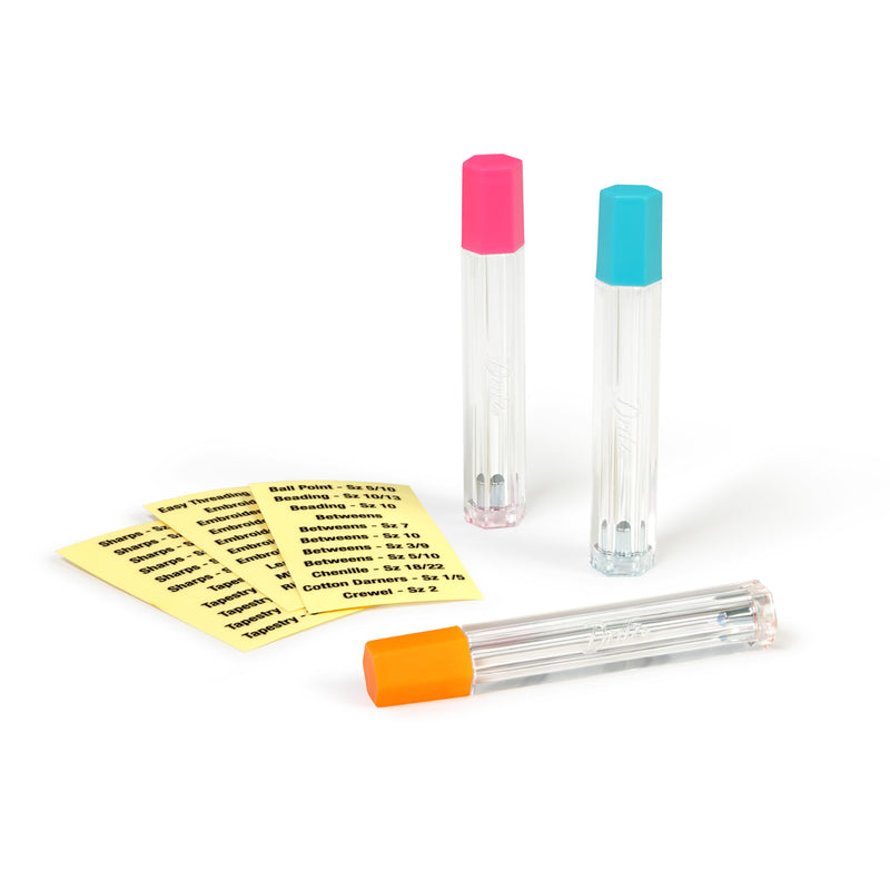 Load image into Gallery viewer, 812|Dritz Needle Storage Tubes, Assorted, 3 pc