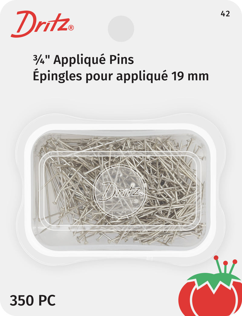 Cargue la imagen en el visor de la galería, 42|Dritz 3/4" Applique Pins, Nickel, 350 pc