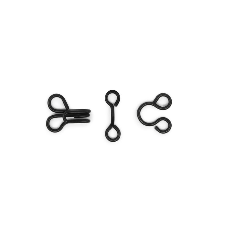 Load image into Gallery viewer, 90-0-1|Dritz Hooks & Eyes, 14 pc, Black, Size 0