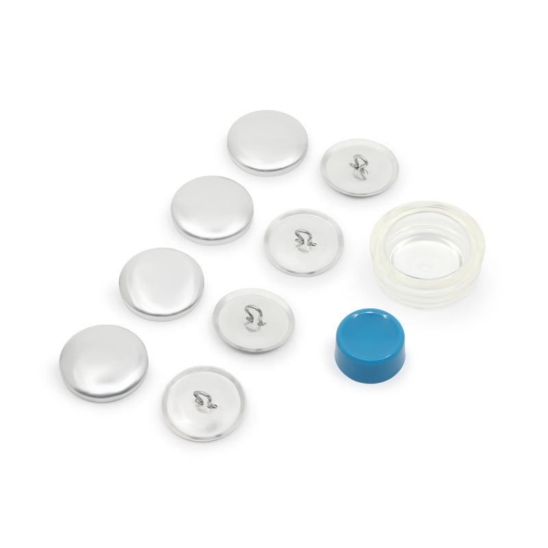 Cargue la imagen en el visor de la galería, 14-36|Dritz 7/8" Cover Button Kit, Nickel