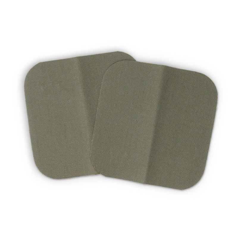 Cargue la imagen en el visor de la galería, 55240-19T|Dritz Twill Iron-On Patches, 5" x 5", 2 pc, Olive