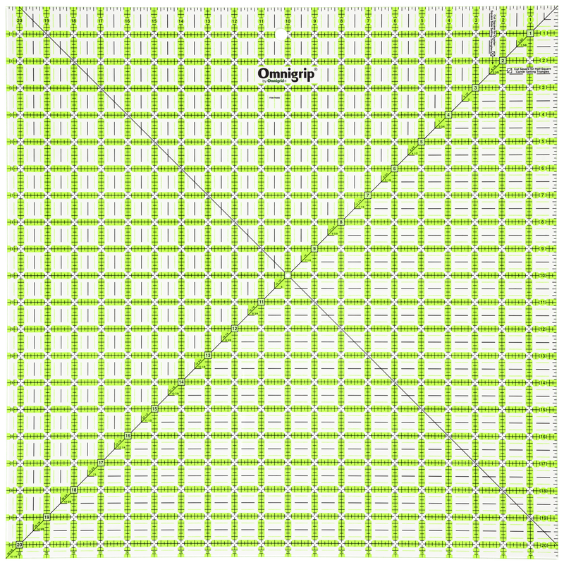 Load image into Gallery viewer, RN205|Omnigrid Omnigrip Neon Square Ruler, 20-1/2" x 20-1/2"